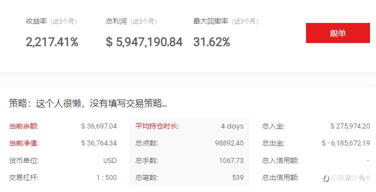 免费跟单信号