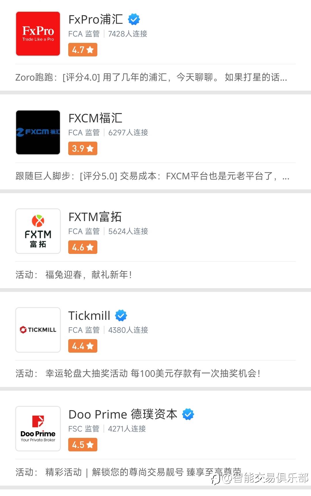 Follow me用的最多的交易商