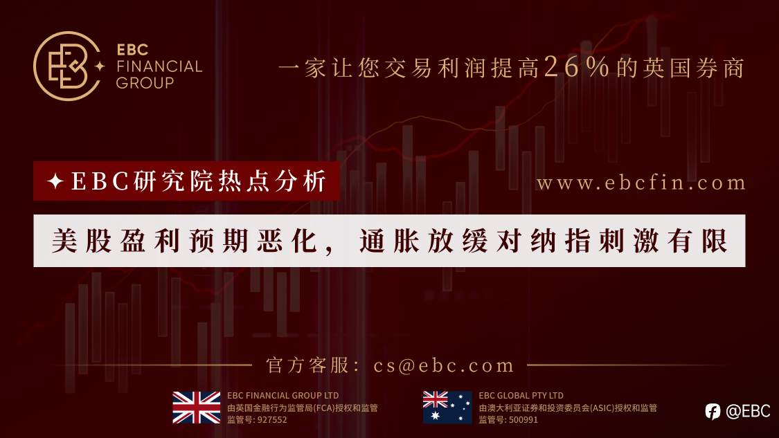 EBC研究院热点分析 | 美股盈利预期恶化，通胀放缓对纳指刺激有限