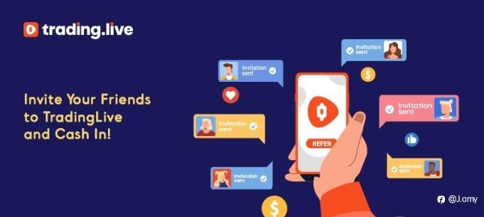 Invite Your Friends To TradingLive and Cash In