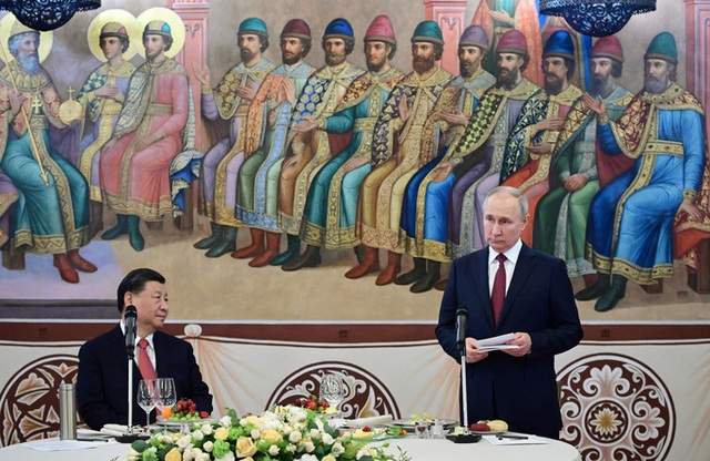 Quang cảnh điện Kremlin lộng lẫy trong cuộc gặp cấp cao Nga - Trung Quốc