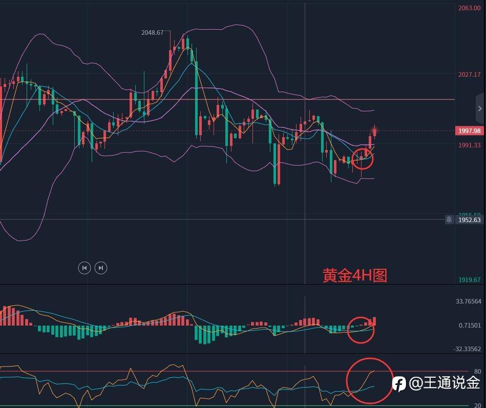 黄金开盘出现上涨趋势，是上涨还是回调