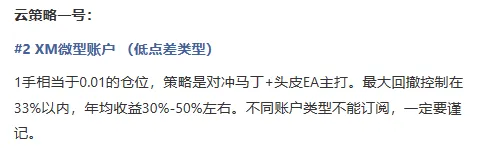 信号鉴赏之——云策略一号（优质信号）