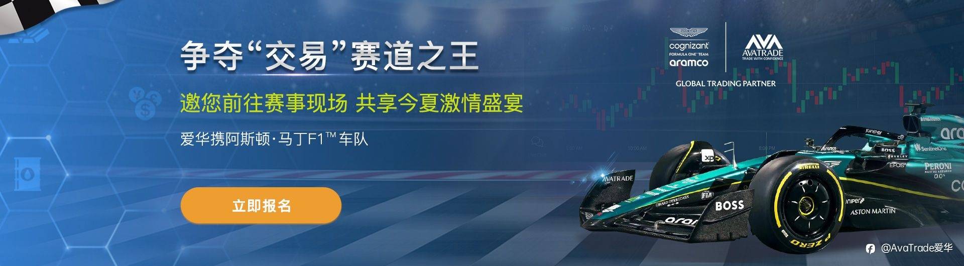 AvaTrade爱华携手阿斯顿·马丁F1™车队 邀您亲临F1赛场