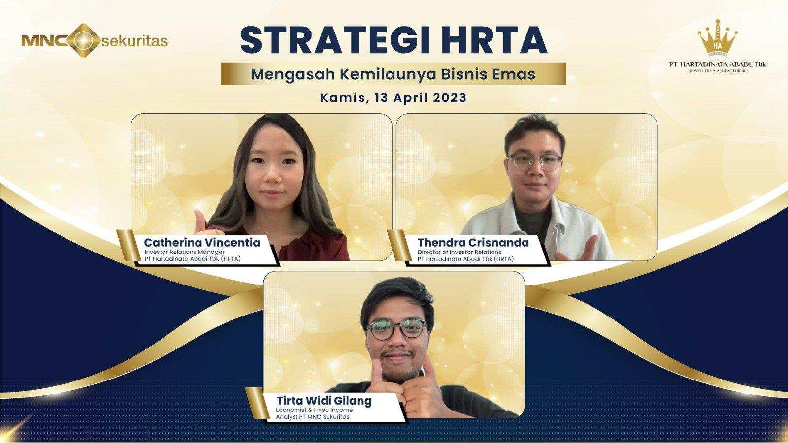 Ingin Tau Strategi HRTA dalam Berbisnis Emas? Buruan Mampir ke YouTube MNC Sekuritas