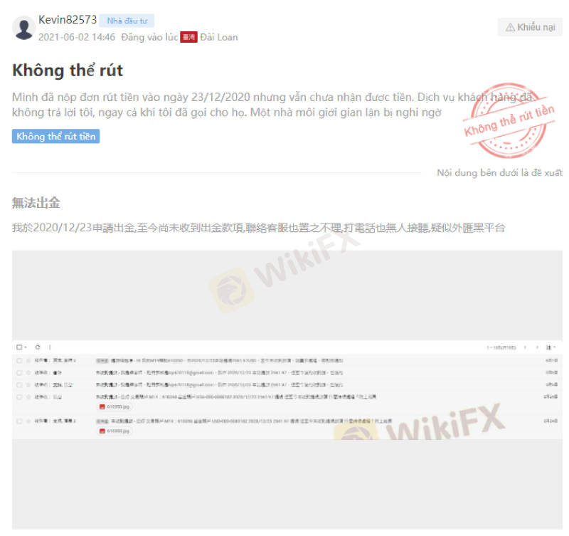 Sàn BPS Capital liên tục nhận được khiếu nại tiêu cực từ Trader - WikiFX Cảnh báo lừa đảo