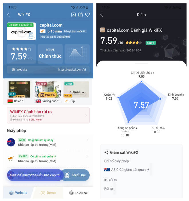 WikiFX Review - Đánh giá sàn Capital.com uy tín hay lừa đảo mới nhất năm 2023