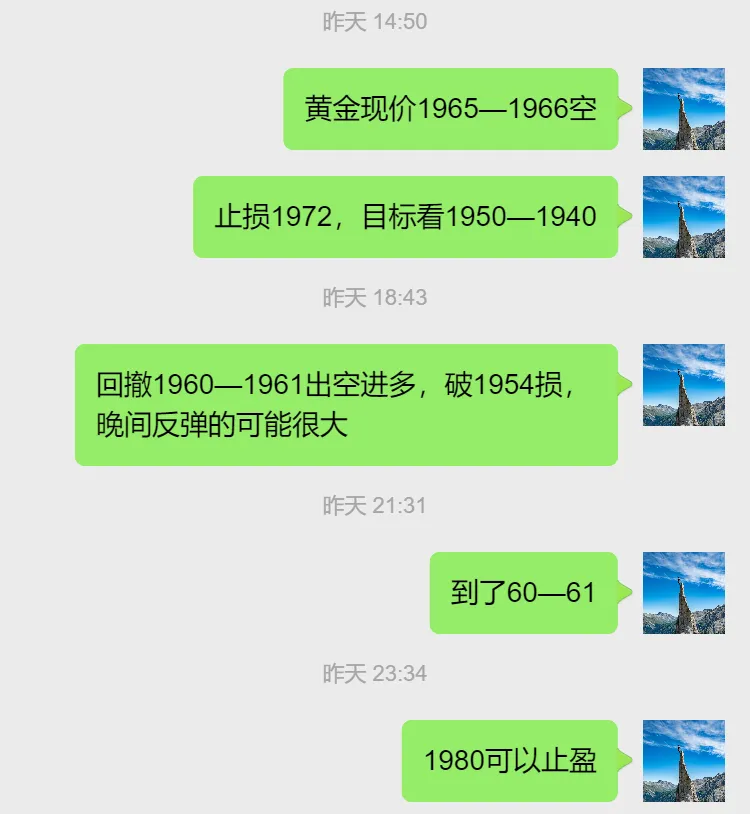 万锦晟5.20周评：黄金多空转换完美收官，周初黄金先多后空！