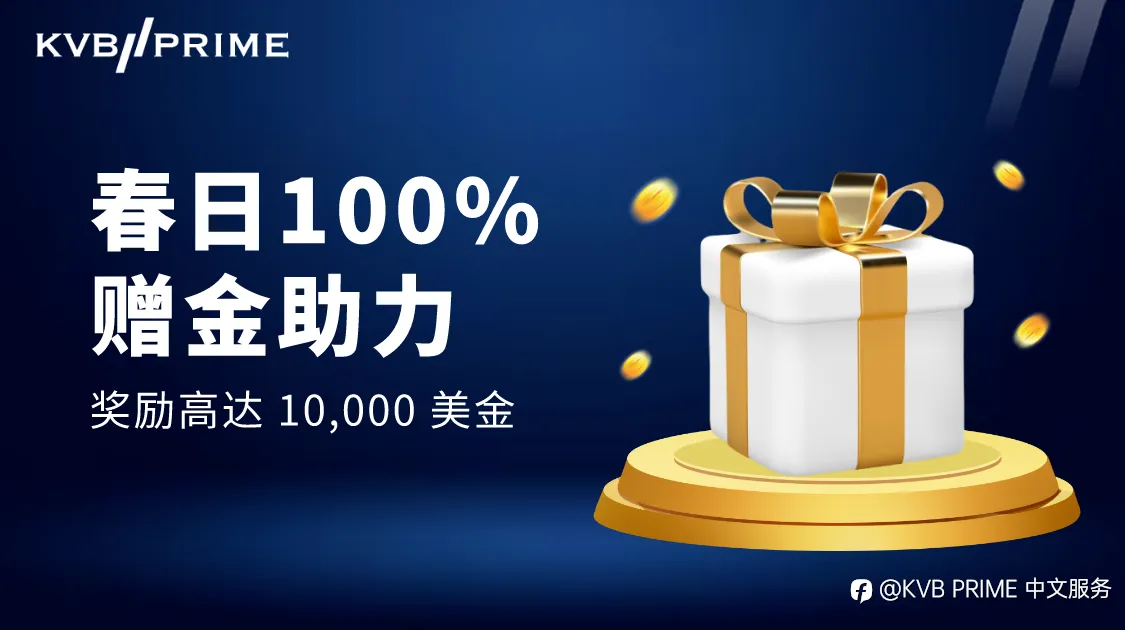 100%赠金助力，奖励高达10,000美元！