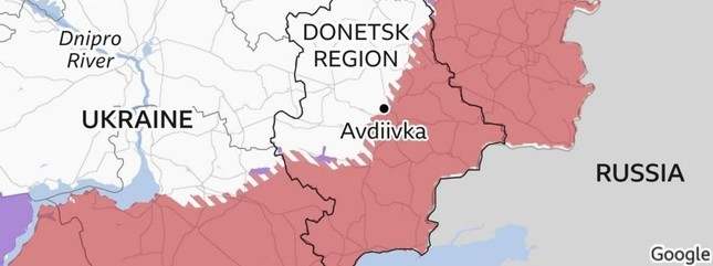 Tổng thống Ukraine thăm thị trấn tiền tuyến Avdiivka