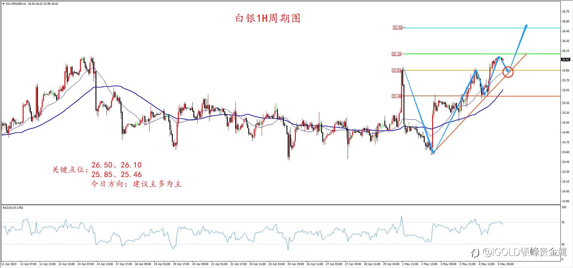 领峰金评：欧央行鹰派加息 黄金再度上行