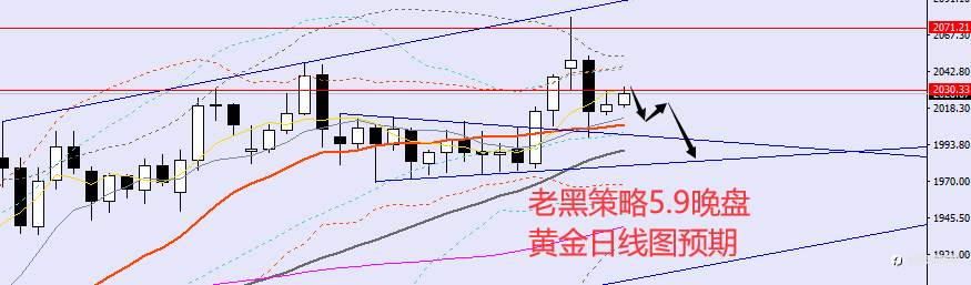 老黑策略：5.9晚盘外汇、黄金、原油分析策略