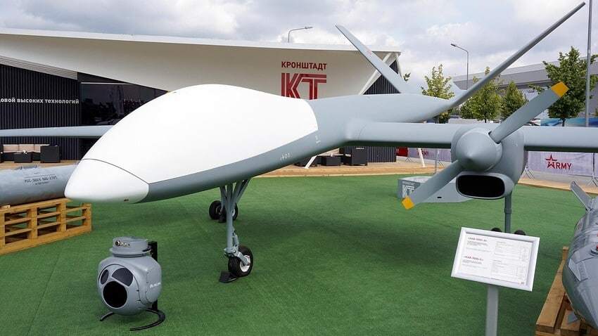 Mẫu UAV Nga nặng 2,5 tấn, mang 450kg bom đạn có thể sắp được tung vào mặt trận ở Ukraine
