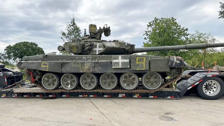 Xe tăng T-90A Nga bất ngờ xuất hiện ở Mỹ