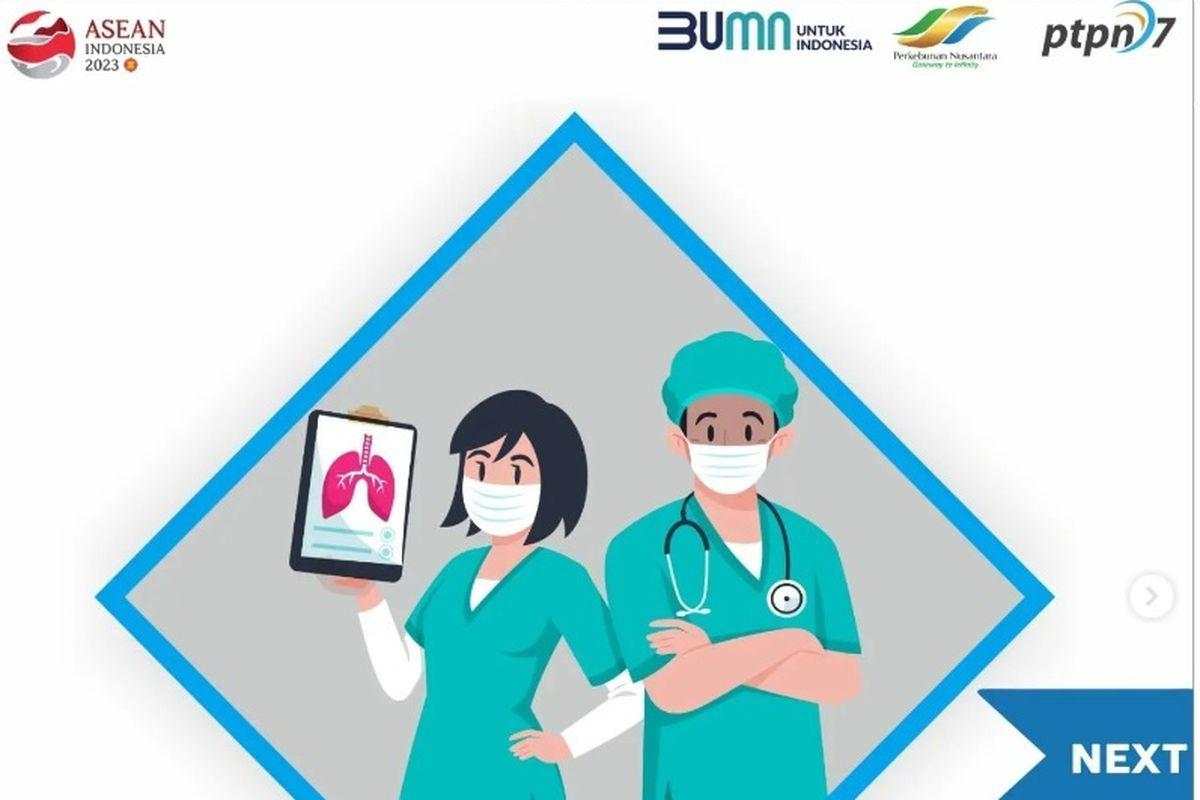 PTPN VII Buka Lowongan Kerja untuk Posisi Dokter Umum, Ini Persyaratannya