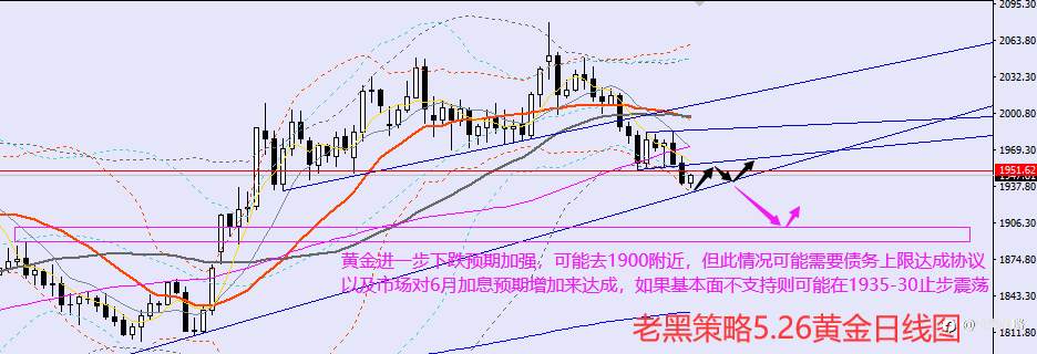 老黑策略：5.26外汇、黄金、原油分析策略