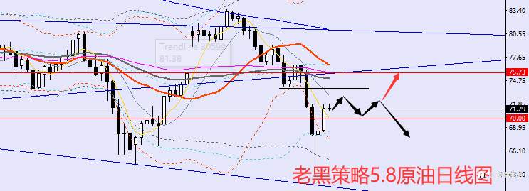 老黑策略：5.8外汇、黄金、原油分析策略