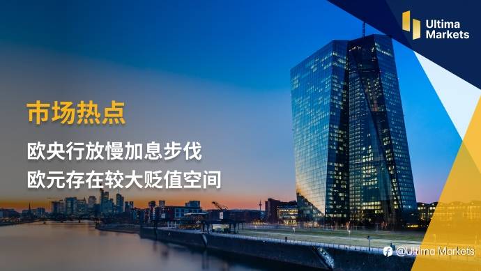 Ultima Markets:【市场热点】欧央行放慢加息步伐 欧元存在较大贬值空间