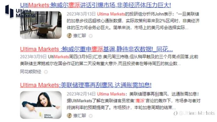 Ultima Markets：【交易学堂】动物指代的财经现象 一文了解鹰派鸽派区别