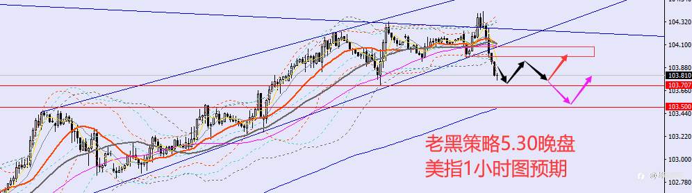老黑策略：5.30晚盘外汇、黄金、原油分析策略