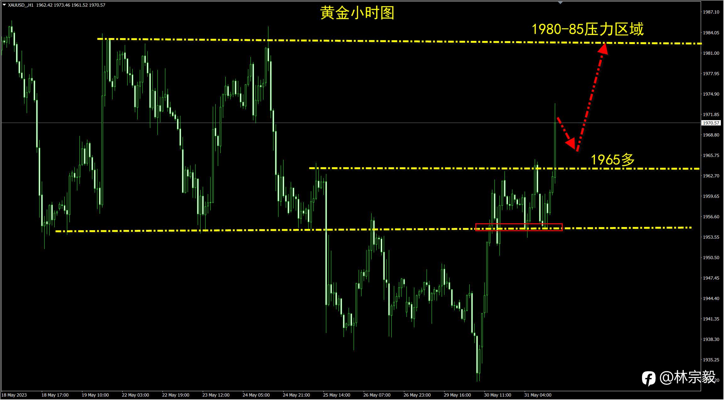 林宗毅：2023.5.31 黄金的上涨真的又让我开眼了
