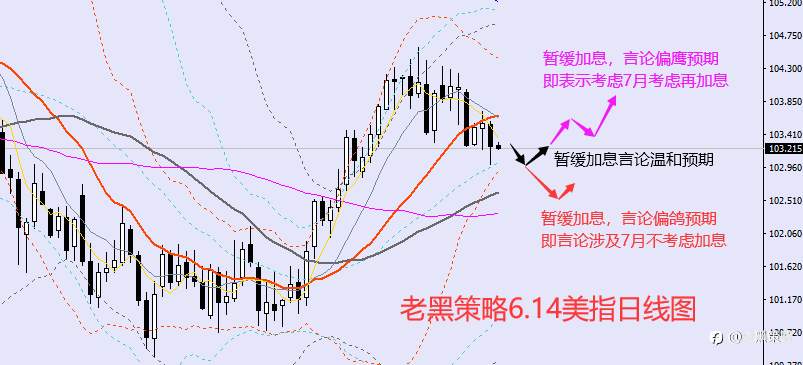 老黑策略：6.14外汇、黄金、原油分析策略
