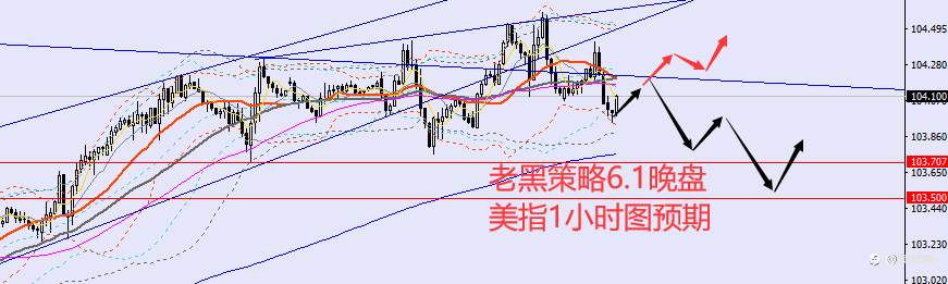 老黑策略：6.1晚盘外汇、黄金、原油分析策略
