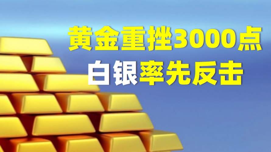 黄金暴跌3000点后，白银率先反击