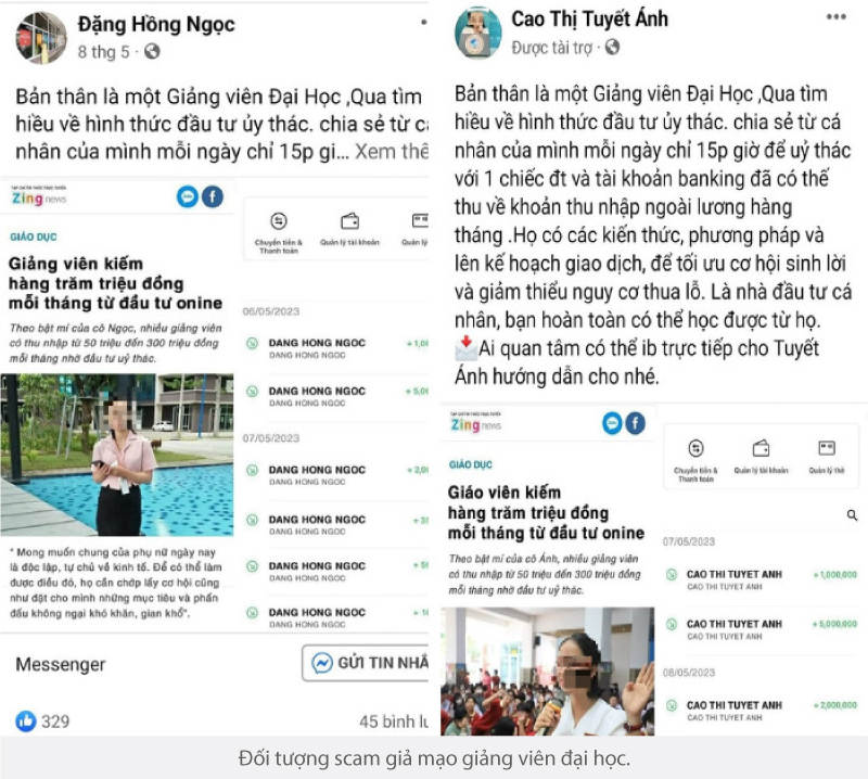 Giả mạo Báo Lao Động, mạo danh giảng viên và người nổi tiếng để Lùa gà - WikiFX Cảnh báo lừa đảo