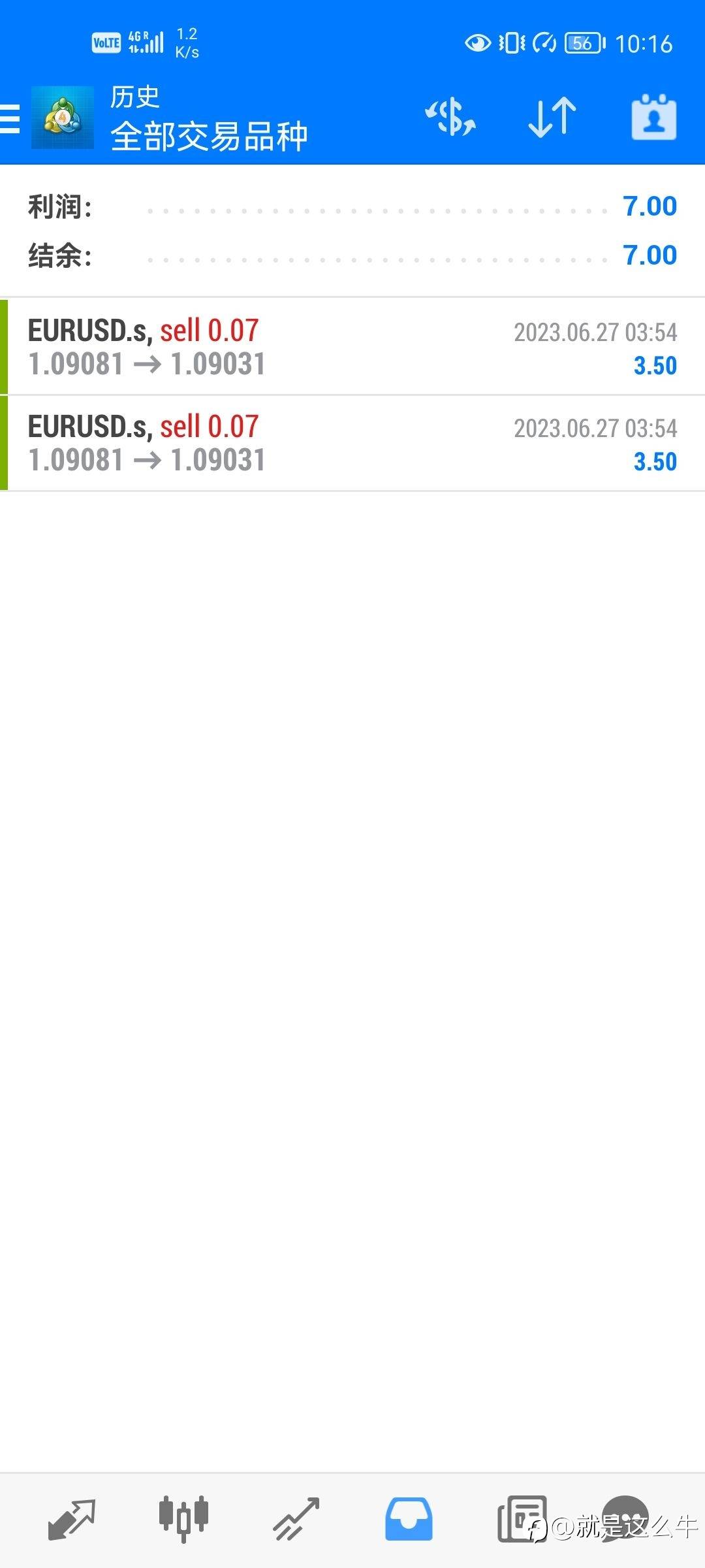 不同策略信号