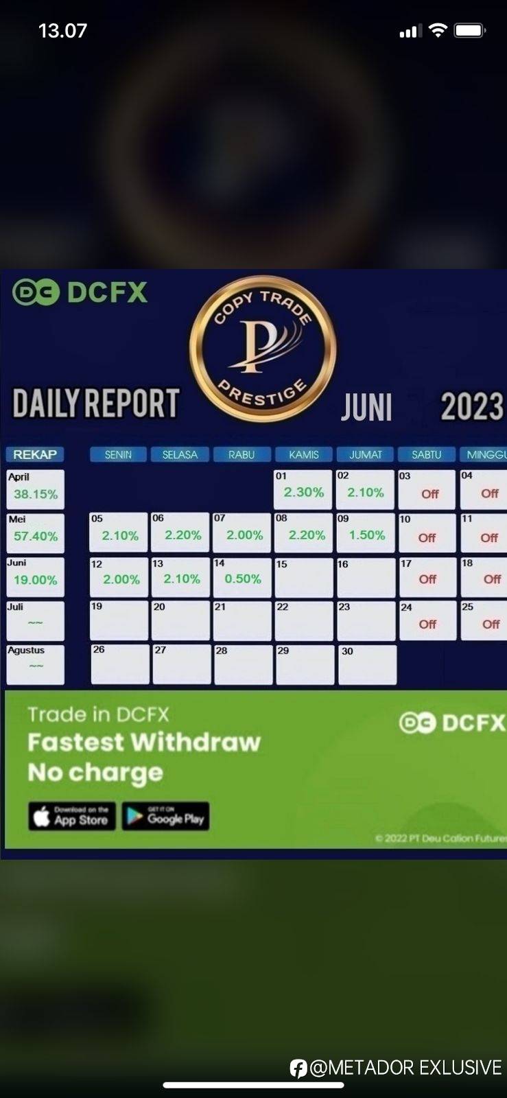 COPY TRADE PRESTIGE JUNI 2023JOIN TELEGRAM : https://t.me/prestigejakardah