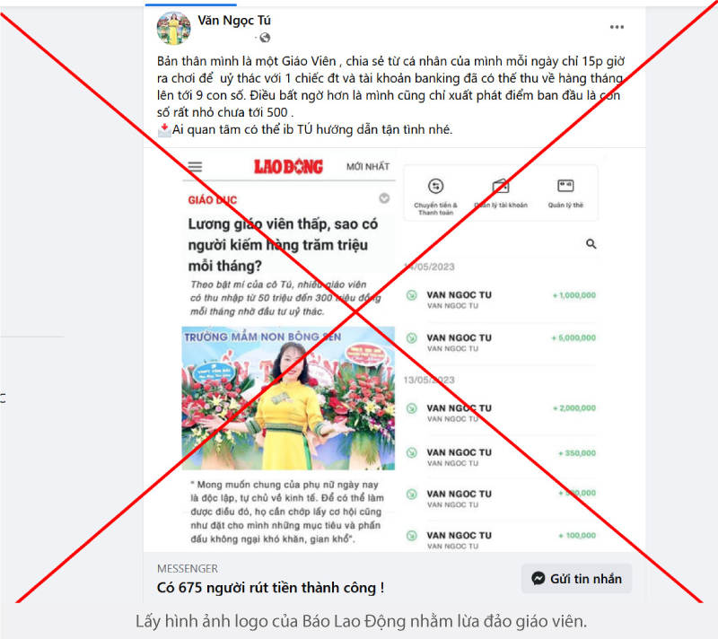 Giả mạo Báo Lao Động, mạo danh giảng viên và người nổi tiếng để Lùa gà - WikiFX Cảnh báo lừa đảo