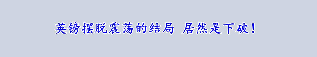 英镑摆脱震荡的结局 居然是下破！