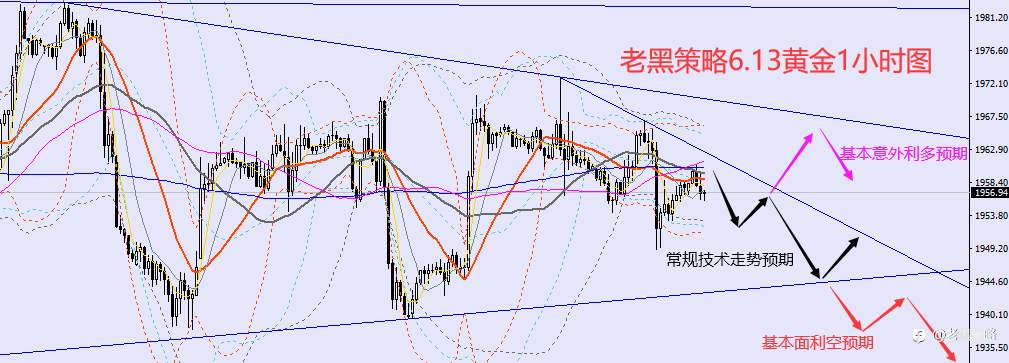 老黑策略：6.13外汇、黄金、原油分析策略
