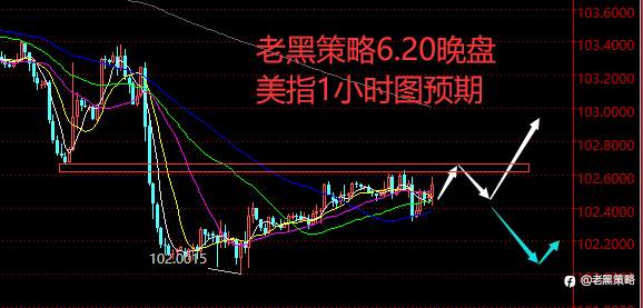 老黑策略：6.20晚盘外汇、黄金、原油法分析策略
