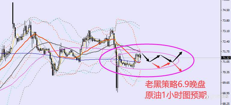 老黑策略：6.9晚盘外汇、黄金、原油分析策略