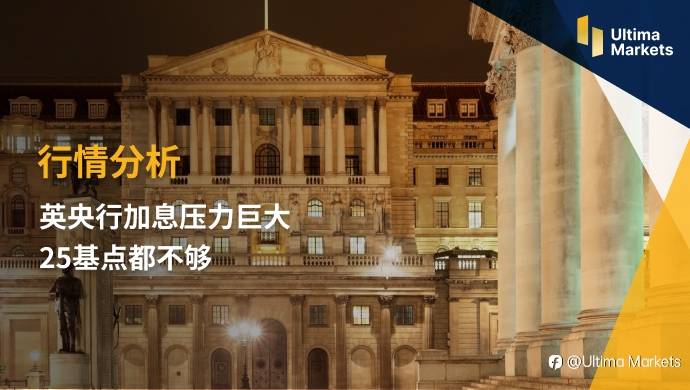 Ultima Markets：【行情分析】英央行加息压力巨大 25基点都不够