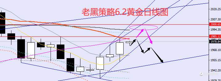 老黑策略：​6.2外汇、黄金、原油分析策略