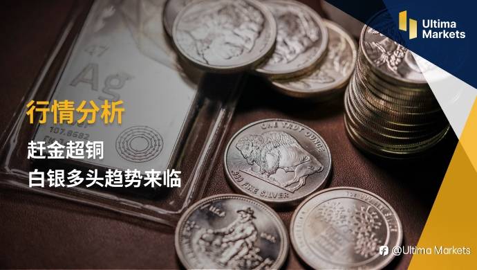 Ultima Markets：【行情分析】赶金超铜 白银多头趋势来临