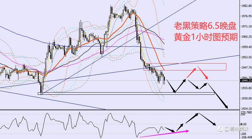 老黑策略：6.5晚盘外汇、黄金、原油分析策略