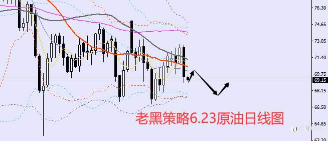 老黑策略：6.23外汇、黄金、原油分析策略