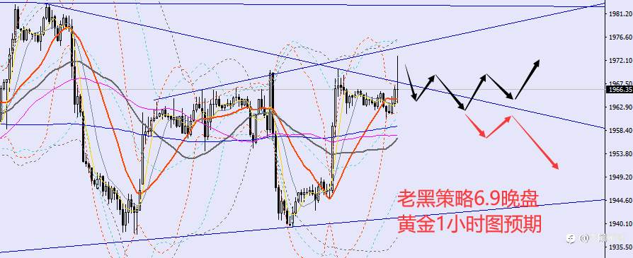 老黑策略：6.9晚盘外汇、黄金、原油分析策略