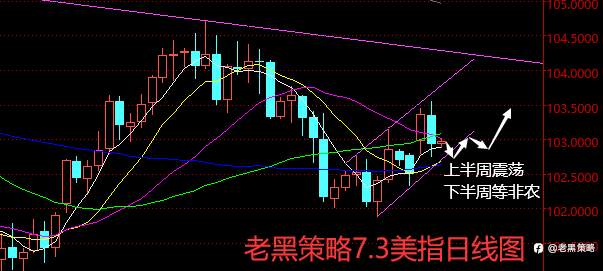 老黑策略：7.3外汇、黄金、原油分析策略