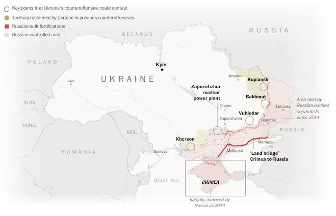 Bức tranh phản công của Ukraine