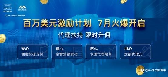 AvaTrade爱华7月代理扶持计划——百万美金等你赢取