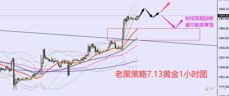 老黑策略：7.13外汇、黄金、原油分析策略