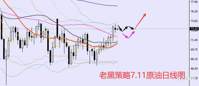 老黑策略：7.11外汇、黄金、原油分析策略