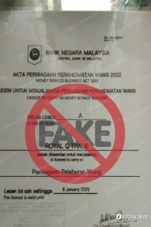 Waspadalah terhadap Saham Berjaya - Platform Crypto Ilegal di Malaysia Menggunakan Lisensi Palsu