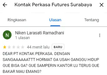 Pengguna Ancam Datang ke Kantor Akibat Gangguan Sales Broker KPF!