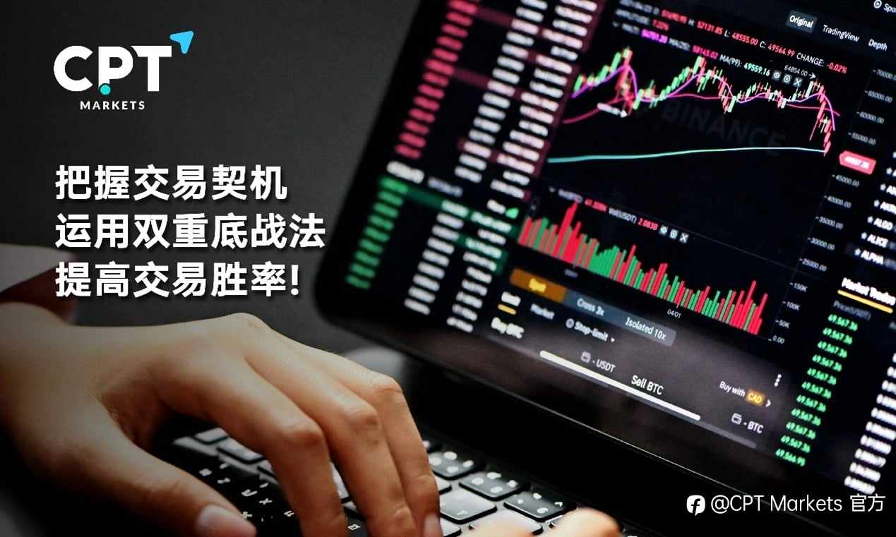 CPT Markets:把握交易契机，运用双重底战法提高交易胜率!